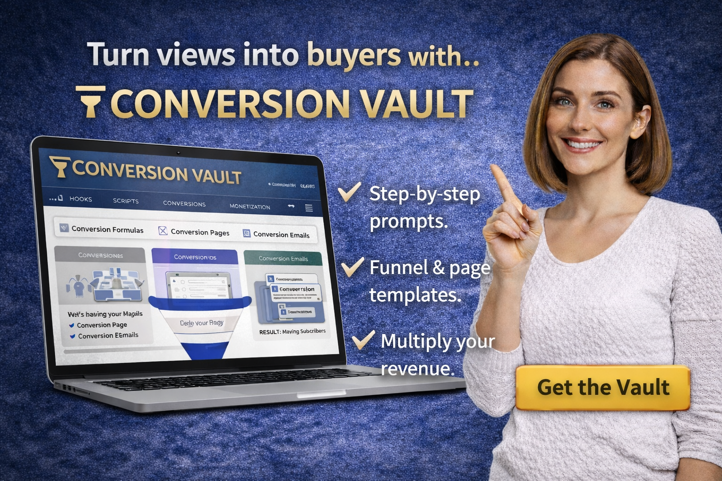 Conversion Vault — Turn Views Into Buyers With Proven Selling Scripts  | Growth With Sophie