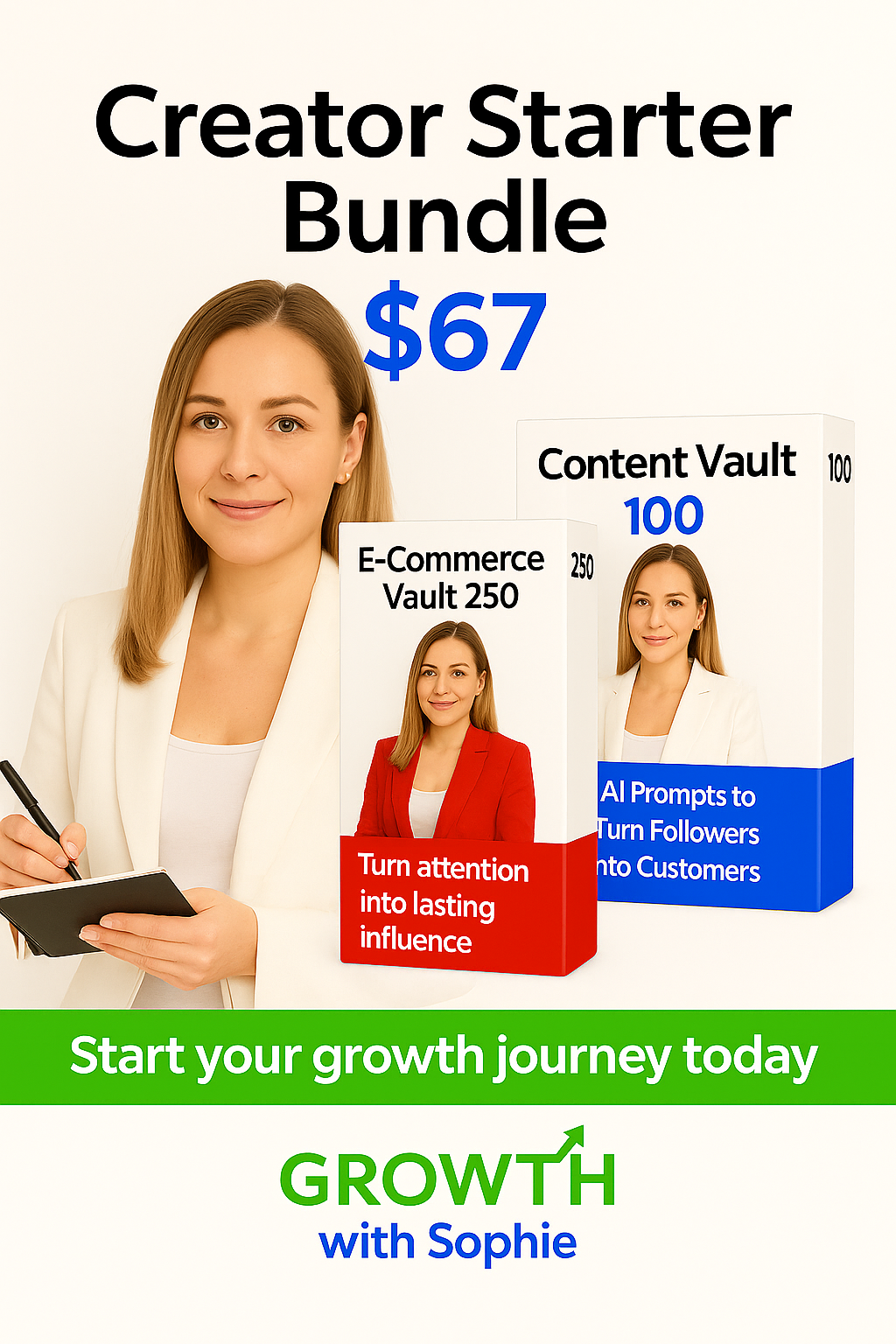 Creator Starter Bundle / Growth With Sophie