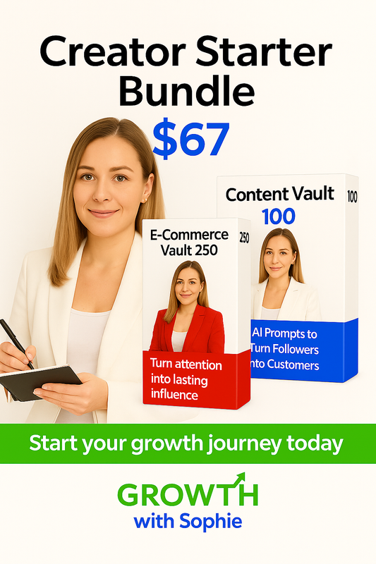 Creator Starter Bundle / Growth With Sophie