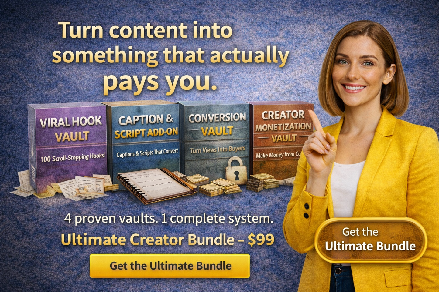 Ultimate Creator Bundle — Complete Hook + Conversion + Monetization System / Growth With Sophie