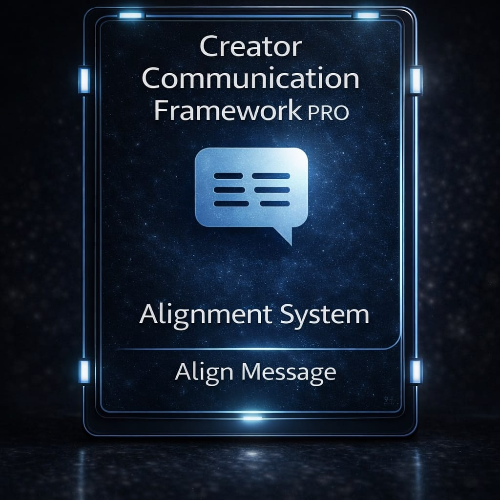 Creator Communication Framework™ PRO